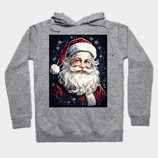 Vintage Retro Santa Claus Hoodie